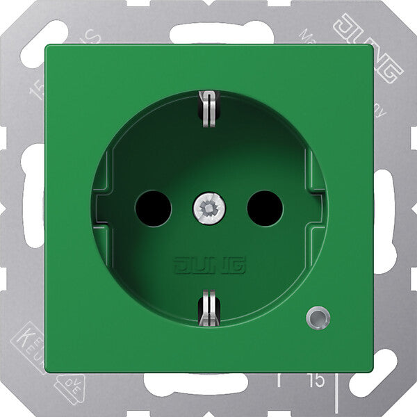 JUNG SCHUKO-Steckdose 16 A 250V m.Berührungsschutz A 1520 BFKO GN